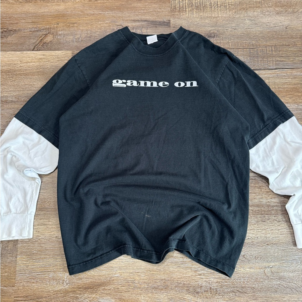 “game on” Y2K Mountain Dew T shirt with‎ sleeves